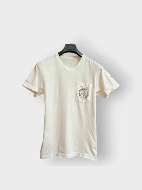 Chrome Hearts STEAL! Chrome Hearts Cross Horseshoe Cross Pocket Tee