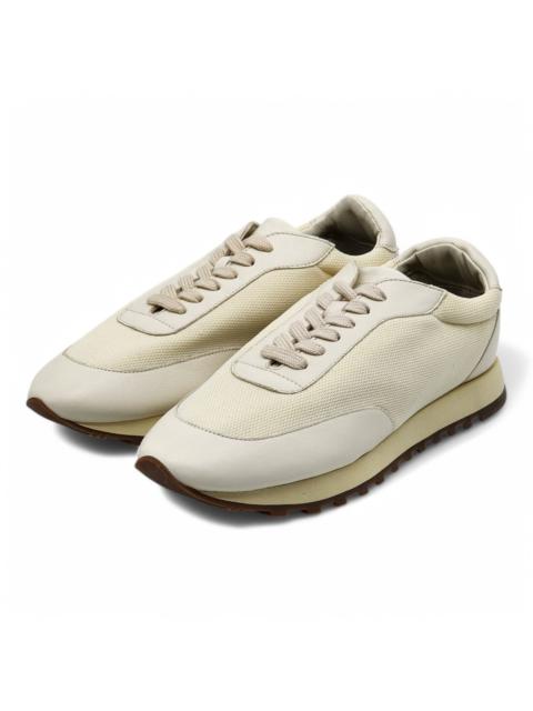The Row Owen Runner Sneakers - Mesh and Leather - Beige 39.5