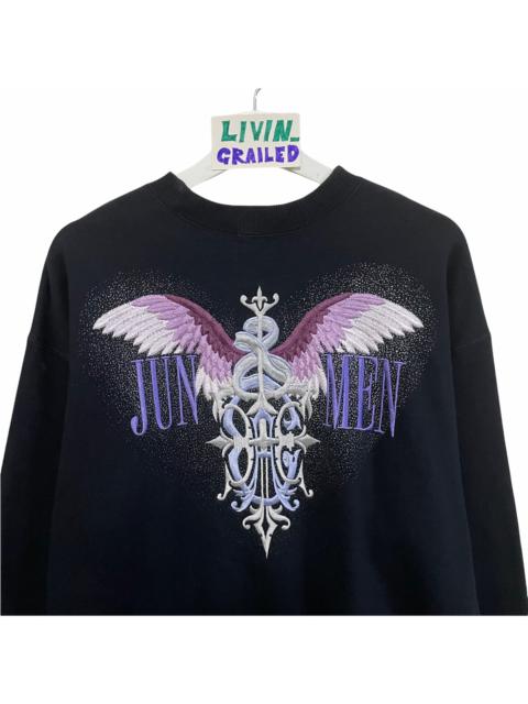 Other Designers Jun Takahashi - VINTAGE JUN FOR MEN EMBROIDERED JAPAN DESIGNER SWEATSHIRT