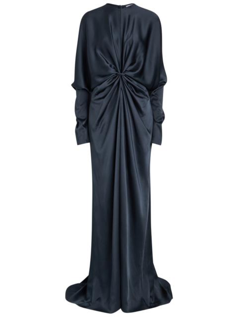 Stella McCartney Stella Mccartney Twist Satin Maxi Dress