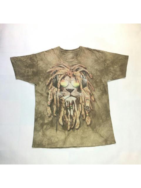 Other Designers The Mountain Rasta Lion Reggea Oversize Tie Dye Tee
