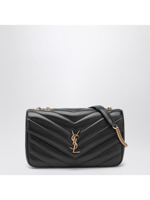 SAINT LAURENT Saint Laurent Medium Black Leather Loulou Bag Women