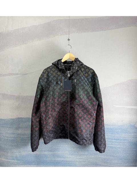 Louis Vuitton Louis Vuitton Black & Multicolored Monogram Cut-Out Windbreaker