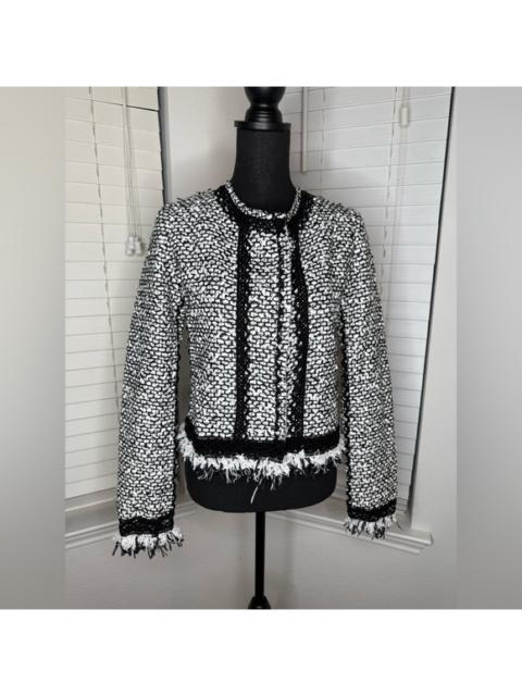 Other Designers Jonathan Simkhai Monochrome Tweed Blazer