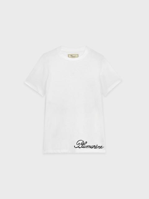 Blumarine T-SHIRT WITH PRINT AND LOGO