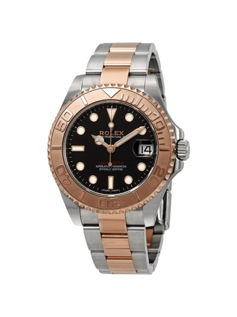ROLEX Rolex Yacht-Master 37 Automatic Black Dial Ladies Steel and 18K Everose Gold Oyster Watch 268621BKSO