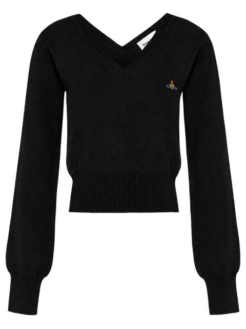 Vivienne Westwood Bea V-Neck Cashmere Blend Jumper Women
