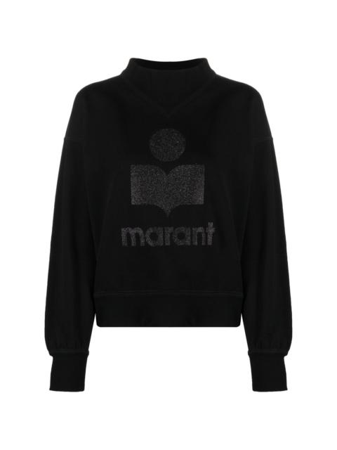 Isabel Marant Étoile Moby logo-print sweatshirt