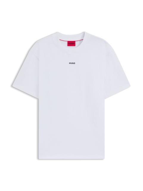 HUGO RELAXED-FIT T-SHIRT IN COTTON WITH LOGO PRINT