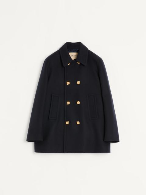 Valentino VALENTINO DOUBLE-BREASTED WOOL FELT COAT