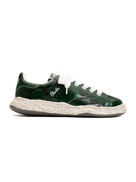 Maison MIHARAYASUHIRO "CHARLES" OG Sole Python Printed Leather Low-top Sneaker