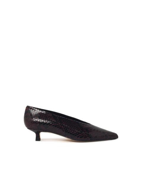 Aeyde Aeyde Clara' Burgundy Leather Pumps Women