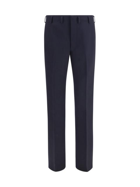 Prada Prada Tailored Wool Trousers Blue Men