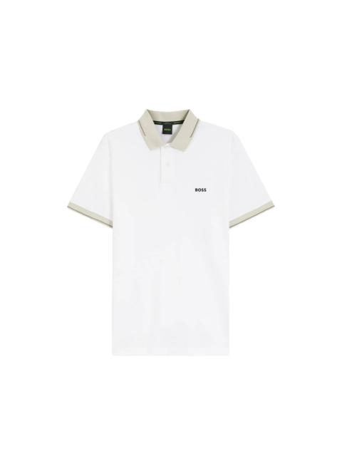 BOSS Boss White Polo Shirts Men