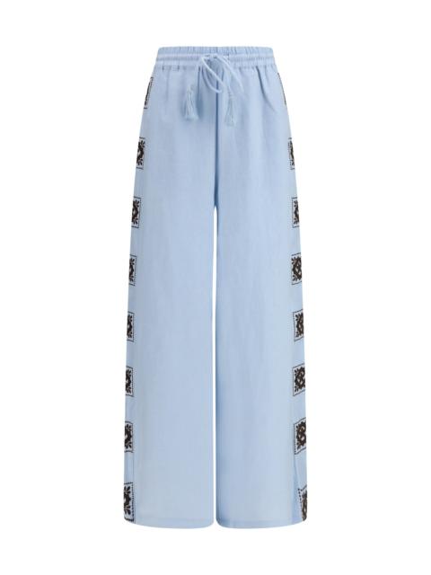 ALÉMAIS Alemais Grace Pants Pale Blue