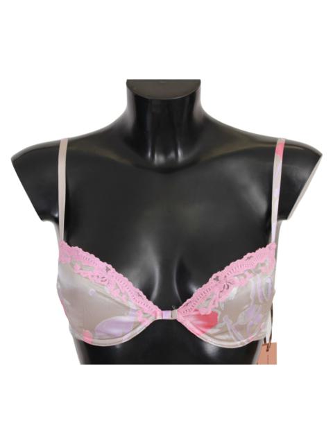 Ermanno Scervino - Ermanno Scervino Pink Lace Silk Stretch Push Up Underwear