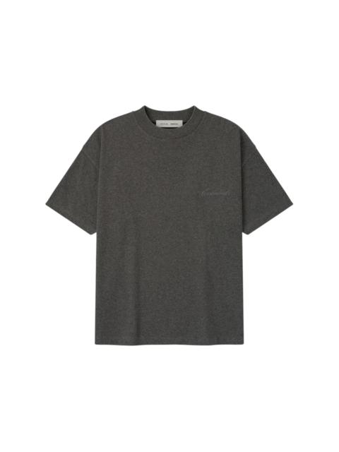 ESSENTIALS Fear of God Essentials Embroidered Classic Short Sleeve Tee Charcoal Heather