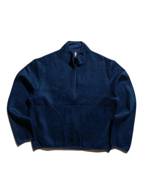 SUNFLOWER Wool Half Zip Navy