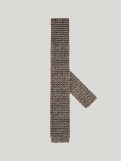 Canali BEIGE CASHMERE KNIT TIE