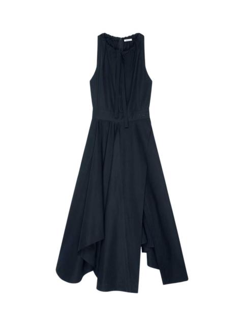 Givenchy Givenchy Women Asymmetric Poplin Maxi Dress With Bow