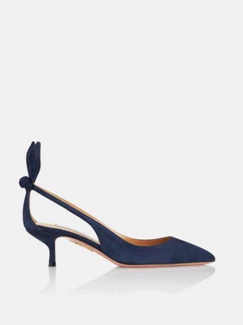 AQUAZZURA Bow Tie Pump 50
