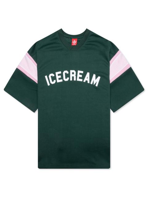 ICECREAM PASS S/S KNIT CROP FIT SHIRT - JOLLY GREEN