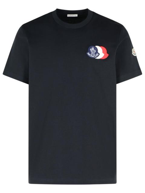 Moncler Moncler Black Cotton T-Shirt Men