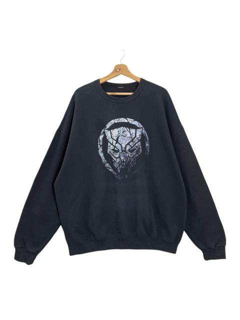 Other Designers Japanese Brand - Black Panther Big Logo Crewneck Sweatshirt Size XL