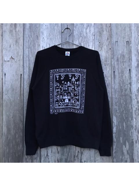 Other Designers Vintage - Vintage Fruit Of The Loom Positano Italy Crewneck Sweatshirt