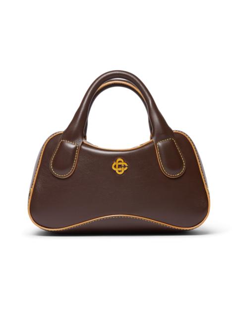 CASABLANCA Brown Micro Bowling Bag | Casablanca Paris