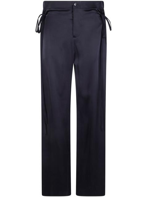 Ann Demeulemeester Ann Demeulemeester Women "Tita" High Comfort Trousers With Double Ribbon Closure
