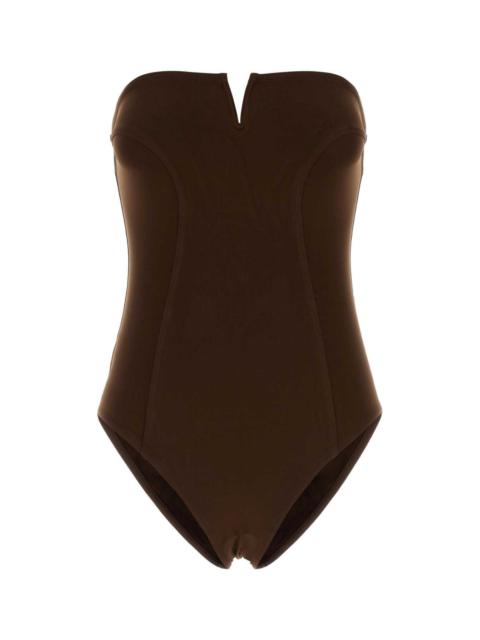 ERES Eres Women Brown Stretch Nylon Apparence Swimsuit