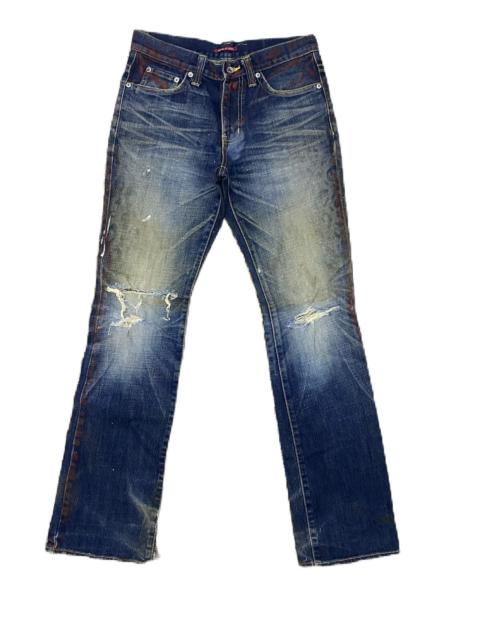 Other Designers Hysteric Glamour × Japanese Brand × Junya Watanabe - thrashedJAPAN BRAND SEMANTIC DESIGN DISTRESS STYLE PAINTED