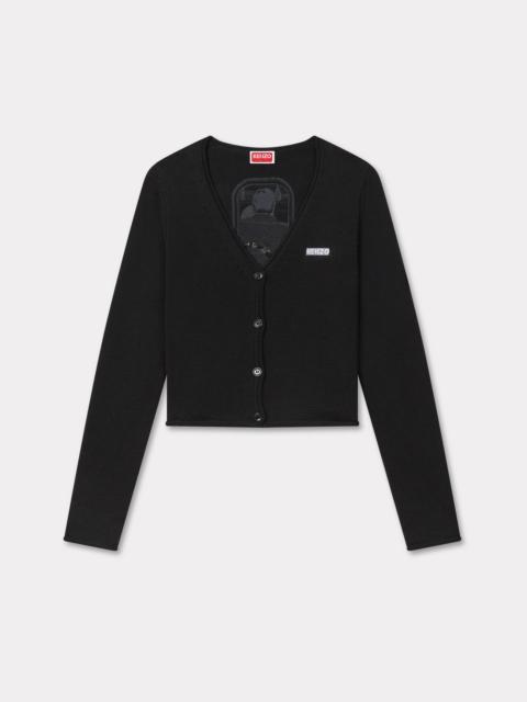 KENZO 'KENZO City' embroidered cardigan in cotton