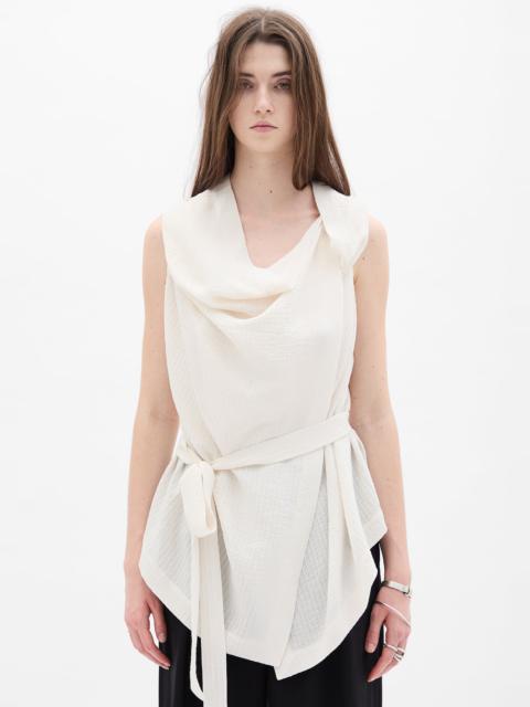 Ann Demeulemeester Macy Asymmetric Wrap Top