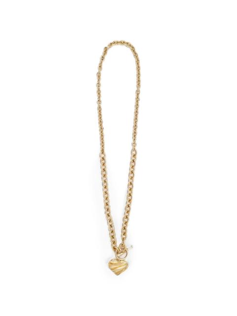 Chloé Chloé Women Chloé Pleated Heart Necklace