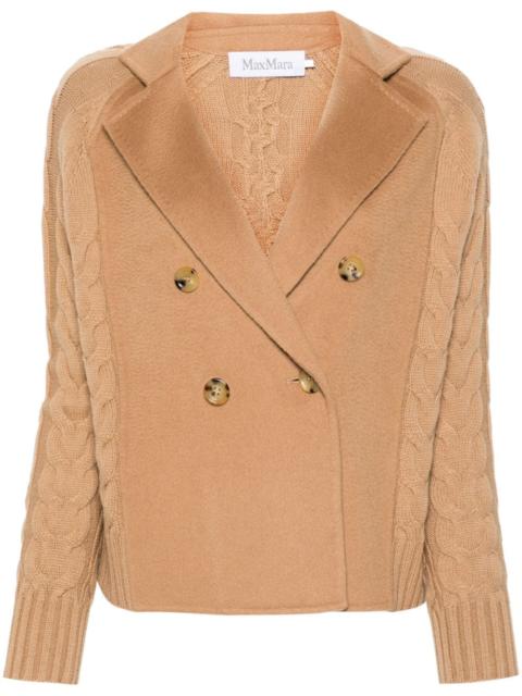 Max Mara Max Mara "micio" Cardigan With Inserts