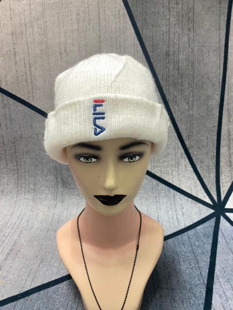 Other Designers Fila Embroidered Logo Beanie Hat