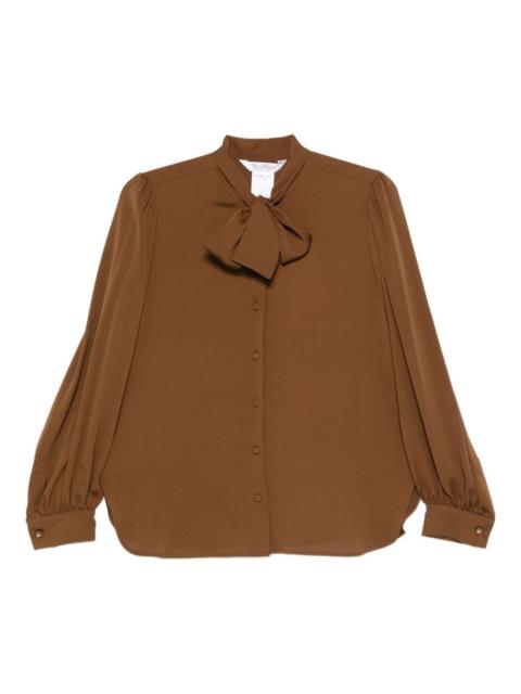 Max Mara Silk charmeuse shirt