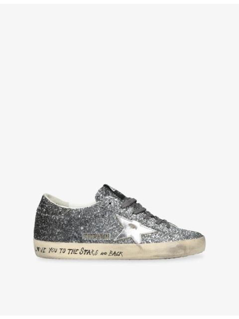 Golden Goose Super Star 60246 Glitter-Embellished Low-Top Trainers