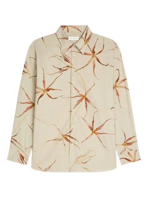 Dries Van Noten Croom 2005 M.W. Shirt Bei