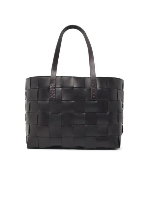 DRAGON DIFFUSION Dragon Diffusion 'Japan Tote' Dark Brown Leather Bag Women