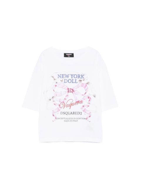 DSQUARED2 Dsquared2 White Tops - T-Shirts & Jerseys Women