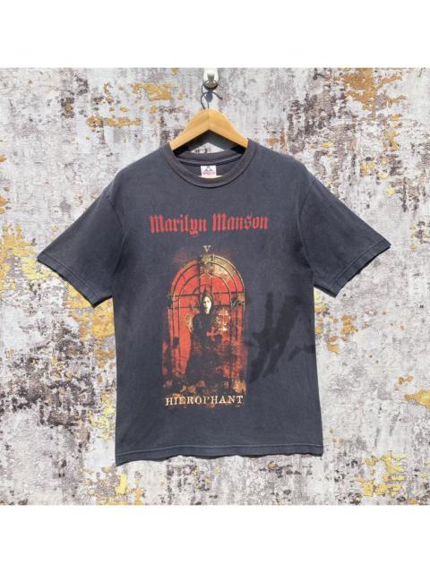 Other Designers Vintage 2000s Marilyn Manson Hierophant Shirt SunFaded