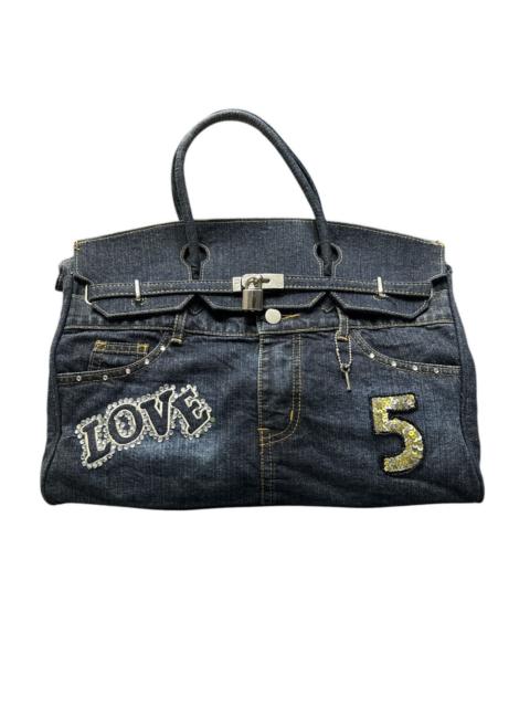 Other Designers Custom - VINTAGE DENIM HANDMADE HANDBAG