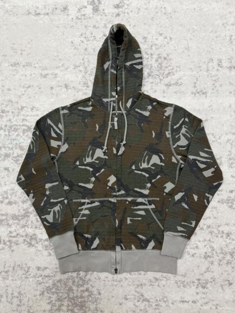 Other Designers Uniqlo Camo Paternz Zip Up Sweater Hoodie