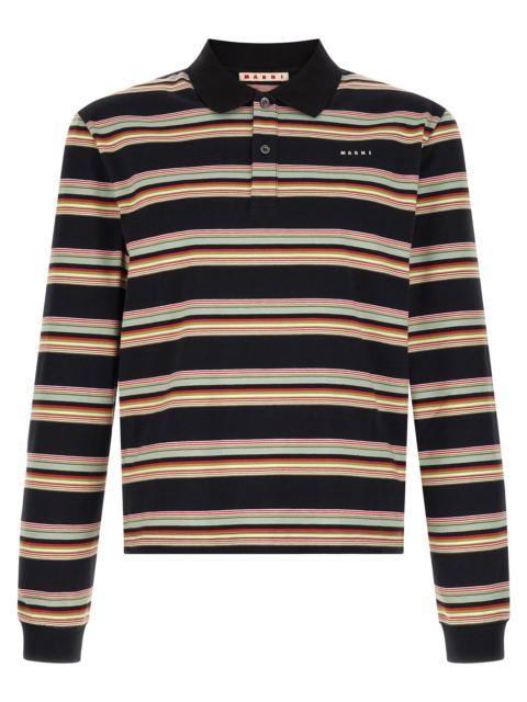 Marni Marni Men Striped Polo Shirt