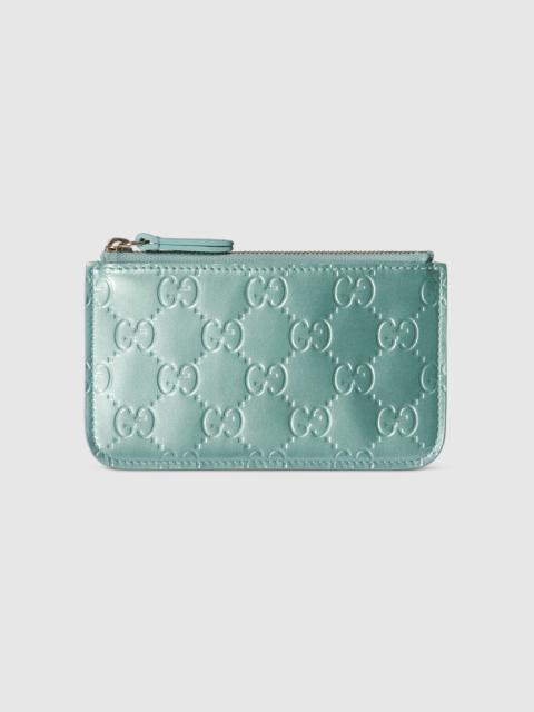 GUCCI GG Emblem key pouch