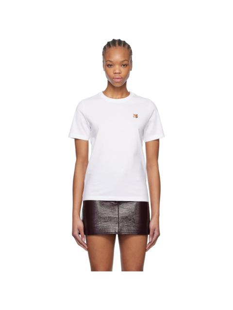 Maison Kitsuné White Fox Head Patch Regular T-shirt