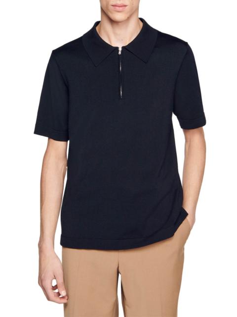 Sandro Pablo Zip Polo